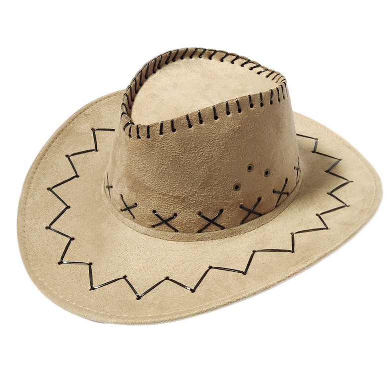 Western Cowboy Zomerhoed voor Dames, Bescherming, Europese en Amerikaanse Stijl, Retro, Breedgerande Strandhoed voor Trendy Meisjes_voghion.com