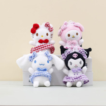 网红三丽鸥挂件毛绒玩具库洛米公仔玉桂狗玩偶美乐蒂KT猫包包挂饰