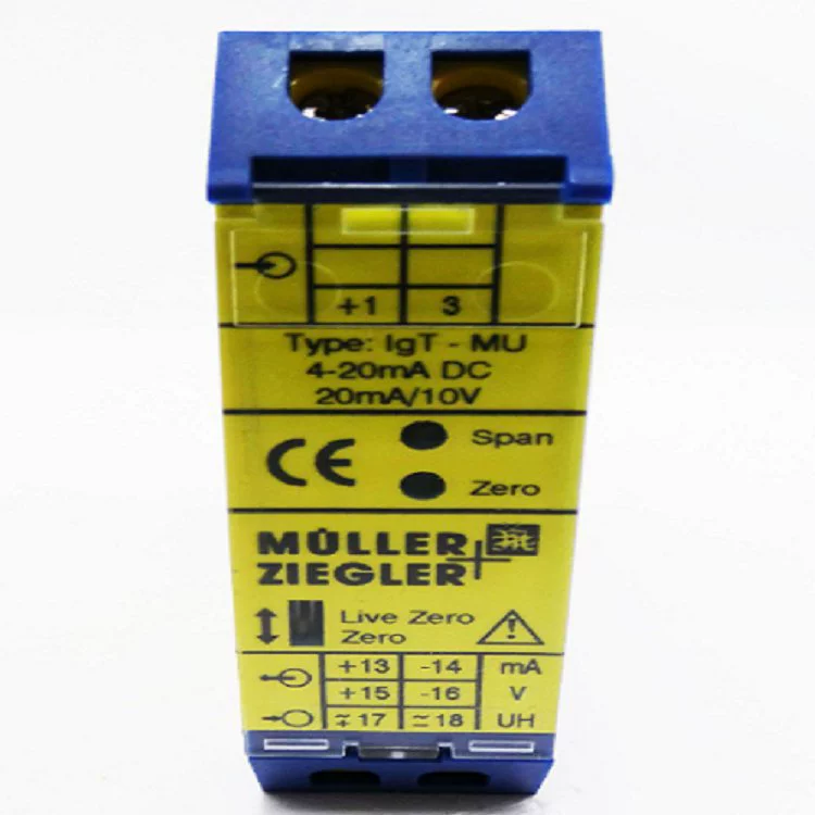 Немецкий передатчик напряжения AC/DC Muller + Ziegler 1eff-MU 0-1A