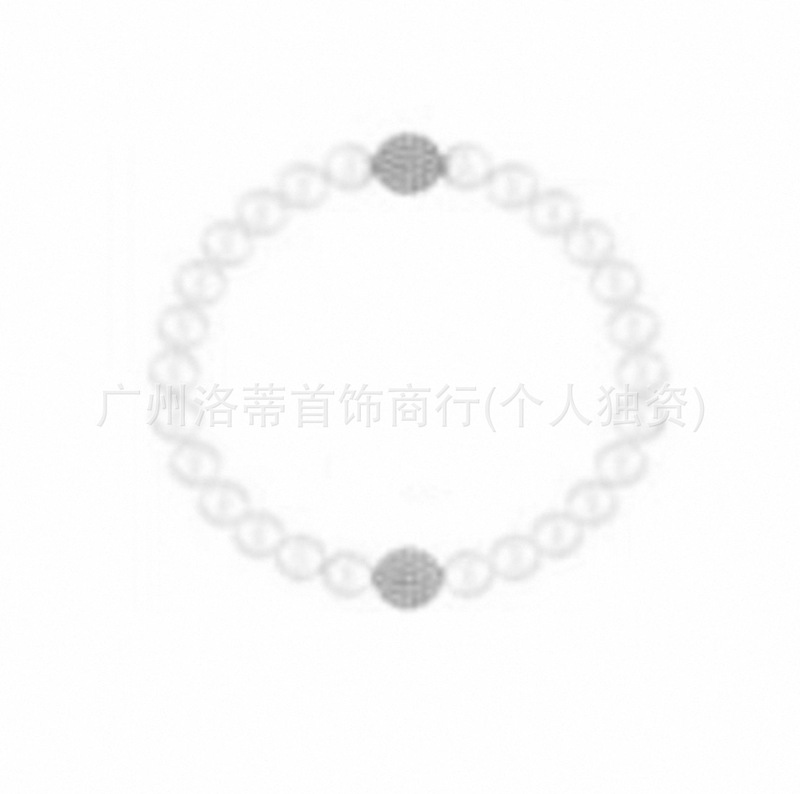 施家高版本恶魔之眼手镯采用施华洛元素世奇灵动方糖天鹅手链女环|undefined