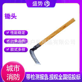 多功能木柄农用户外翻地开山锰钢除草耙子大锄头挖地农具种菜工具