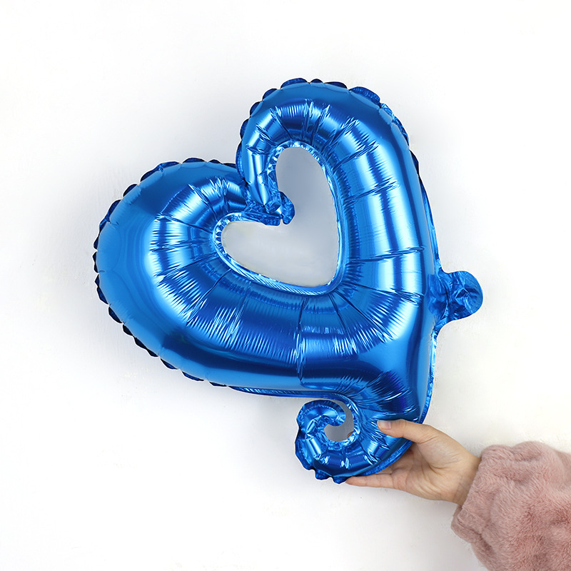 Día De San Valentín Forma De Corazón Película De Aluminio Fecha Globos 1 Pieza display picture 1