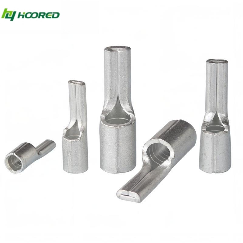 PTN针形裸端头扁形裸端子片形冷压接线铜线鼻子紫铜镀锡铜线耳