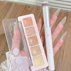 xixi No-Makeup Beauty Five-Color Concealer Palette Naturally Covers Dark Circles, Acne Marks, Spots, Red Bloodshot Tear Grouses on the Face