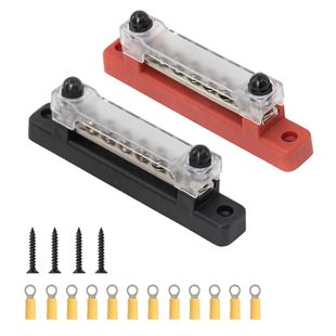 Vzu 2 Sets Collection Rail 12V-48V Dc 150A Busbar Power Distribution