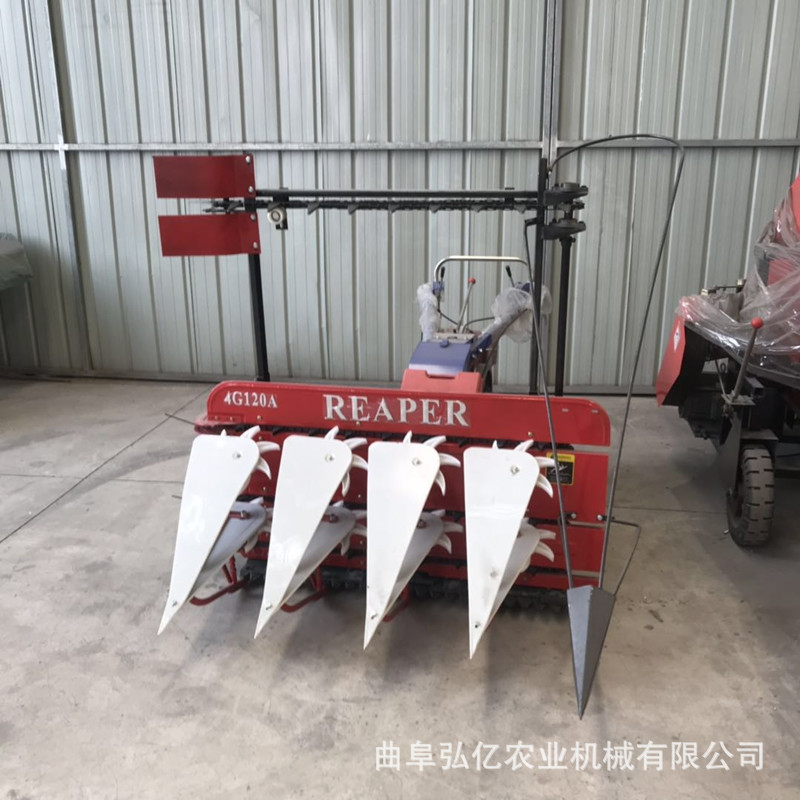 汽油手推式稻麦割晒机油菜牧草收割机玉米棉花秸高粱秸秆割倒