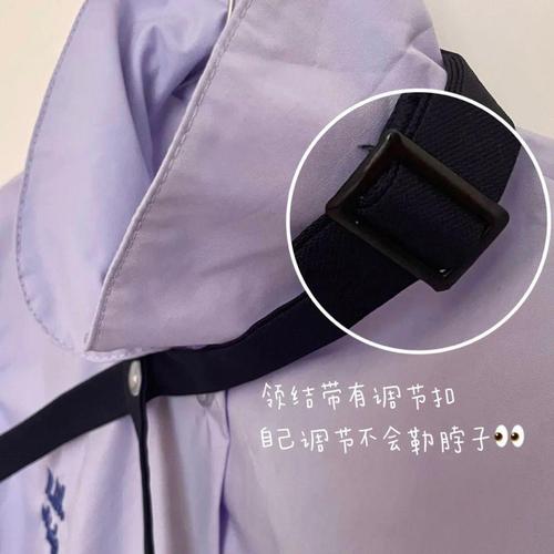 Thai-style school uniform tie with adjustable bow tie, JK girl decorative flower, forbidden girl version, school style