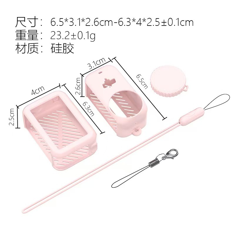 Aplicable a la cubierta de lente de silicona Osmo Nano de DJI Anti-caída Anti-choque Kit de accesorios de cámara de pulgar image 11