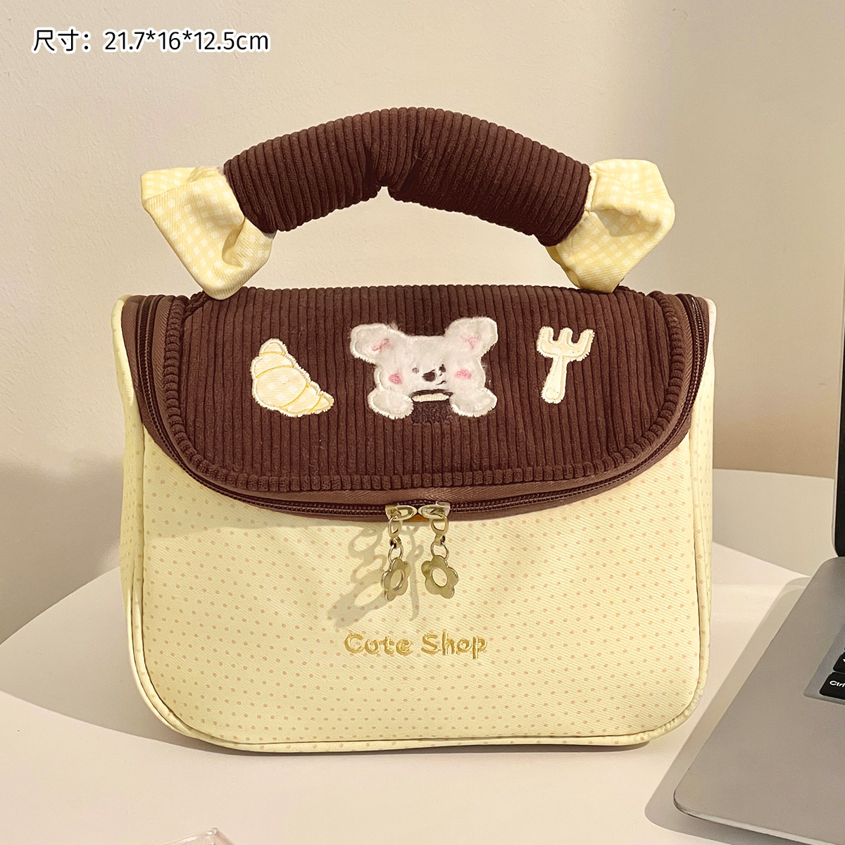 Casa pequeña bolsa de maquillaje de gran capacidad portátil bolsa de almacenamiento de viaje de alta belleza bolsa de chicas bolsa bolsa de viaje bolsa al por mayor