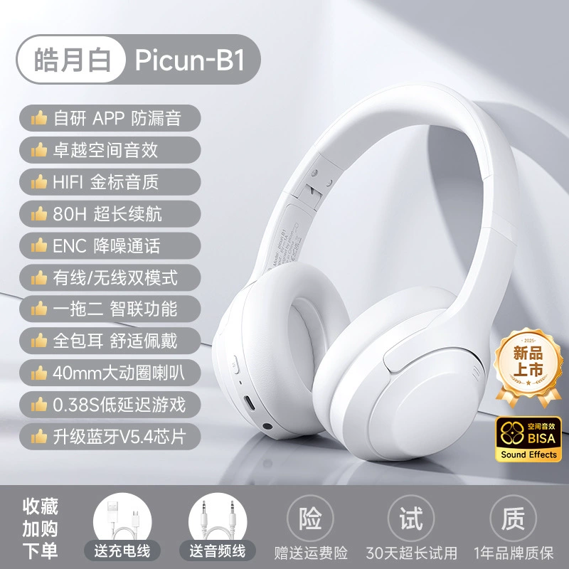 Королева 2025 Bluetooth беспроводная игровая гарнитура с микрофоном для девушек, шумоподавление