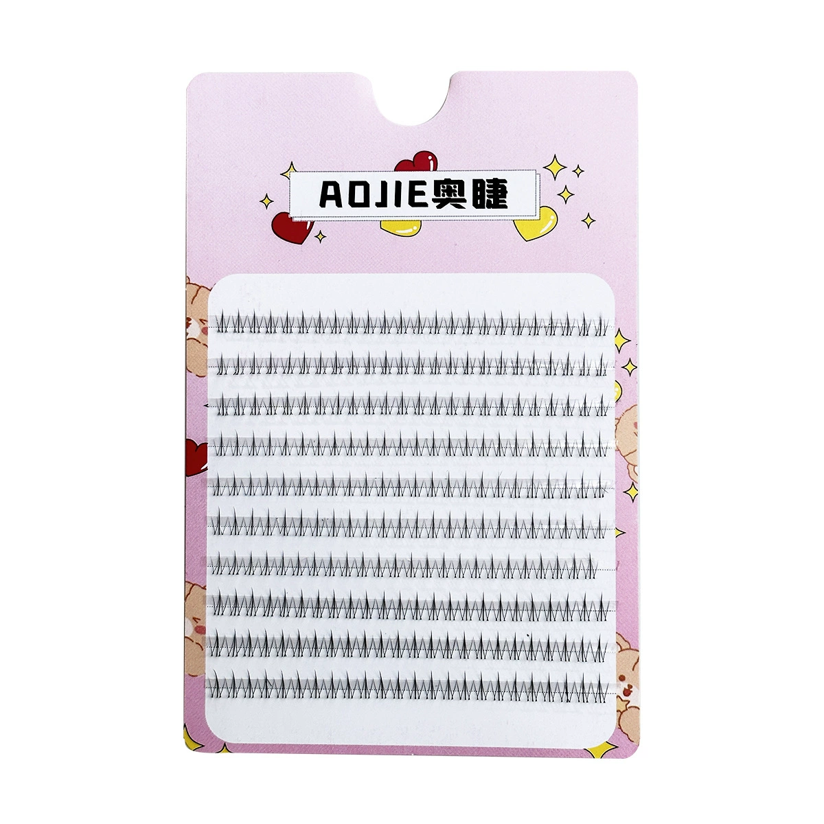 Capacious realistic transparent comics for eyelashes, false eyelashes, for every day