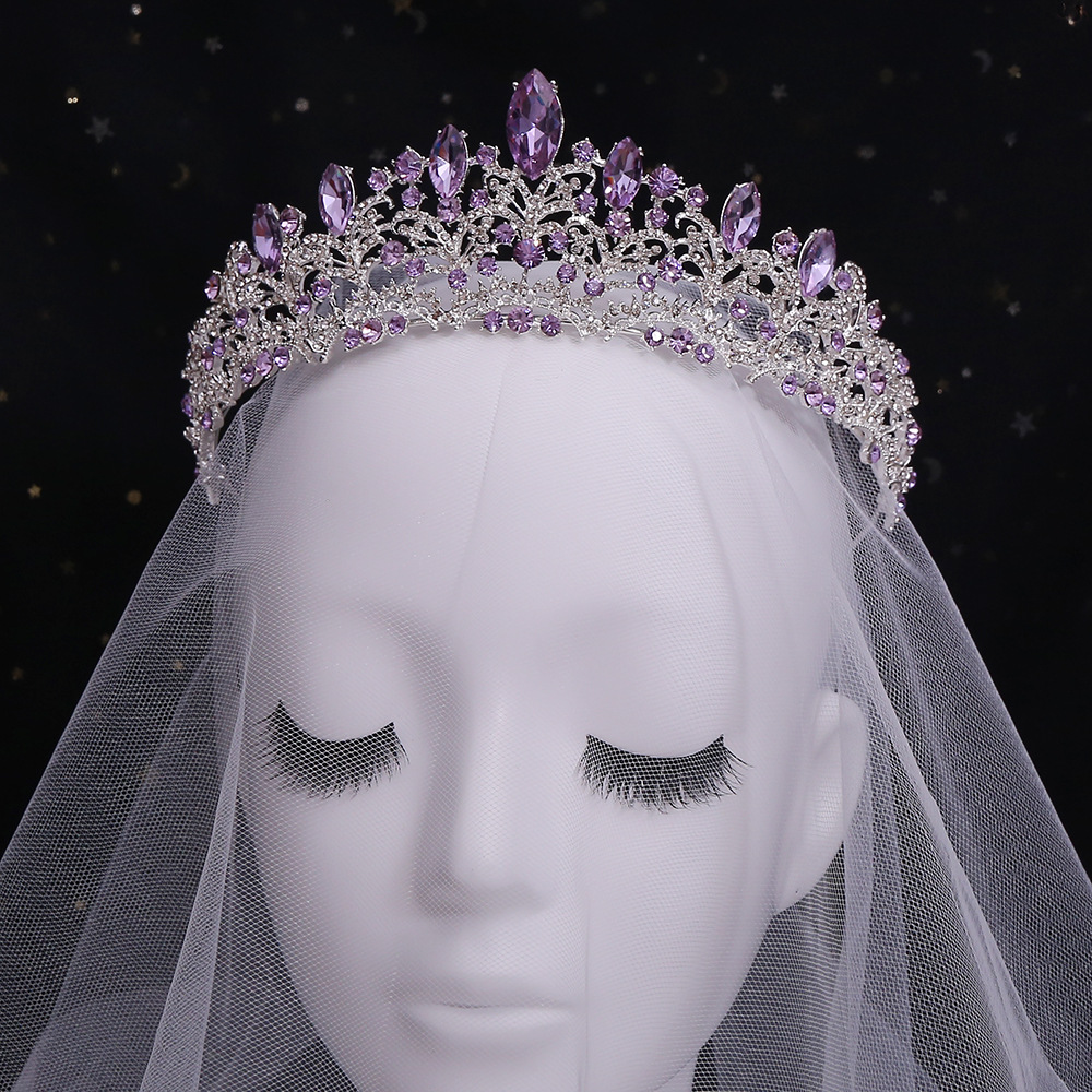 新娘淡紫皇冠