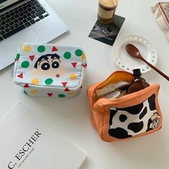 クレヨンしんちゃん化粧バッグ外出携帯アニメ旅行洗面バッグ大容量ファッションプリント収納袋