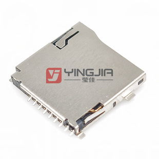 �����ԏ�ʽ�⺸TF����9PmicroSD����H=1.85mm�Ή�ƬTF-FLASH����