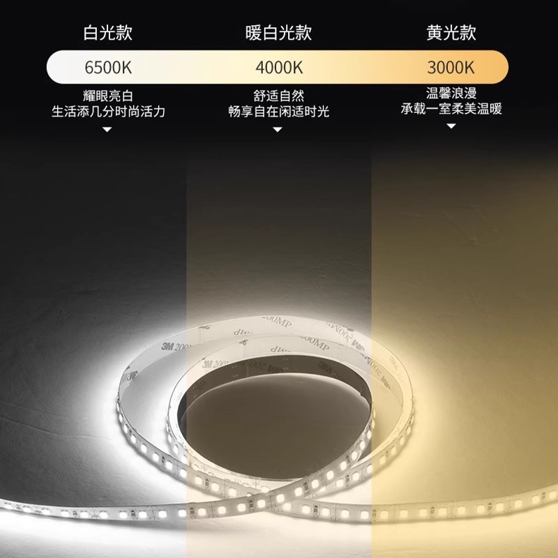 FSL仏山照明LED低圧24v超亮自粘暗溝キャビネット背景壁廊下通路装飾裸灯帯|undefined