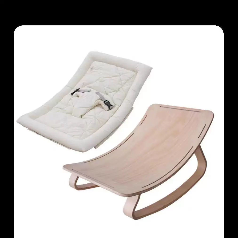 实木婴儿摇摇椅非电动哄娃神器新生儿宝宝摇床影楼拍摄神器