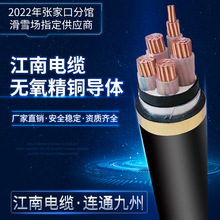 江南電纜線YJV3 4 5芯50 70 95 120平方戶外地埋銅芯電力電纜