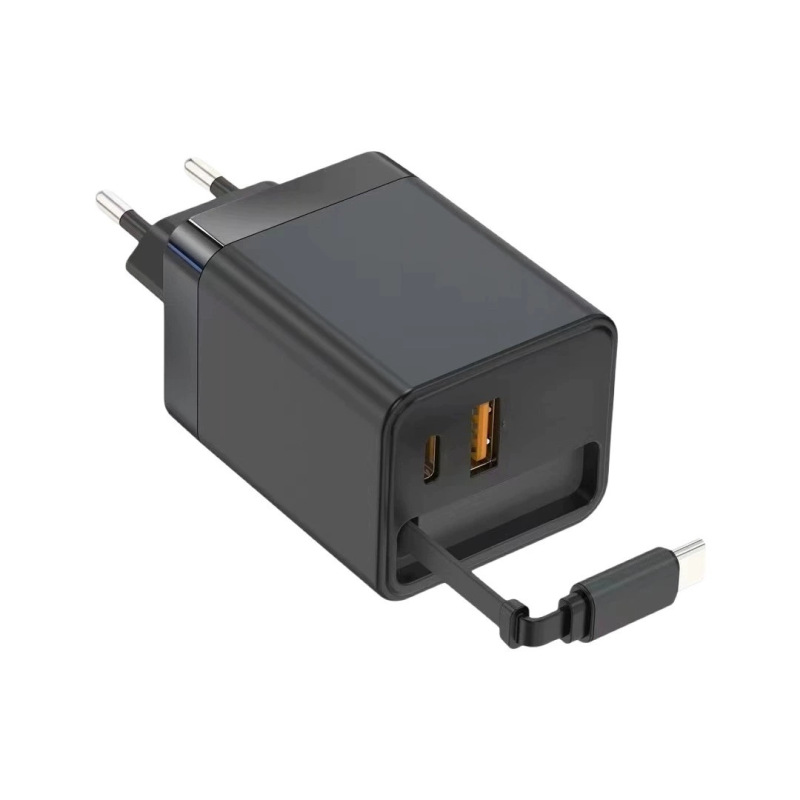 PD40W 窒化ガリウム充電器には、Apple 16 携帯電話 PD 充電に適した伸縮式ケーブル PD65W 高速充電ヘッドが付属しています|undefined