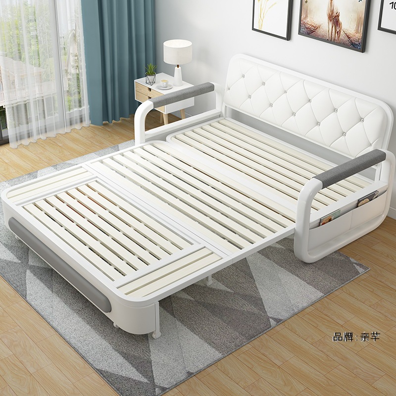 Sofá cama plegable de doble propósito de oficina de salón tipo balcón multifuncional pequeño cama plegable doble