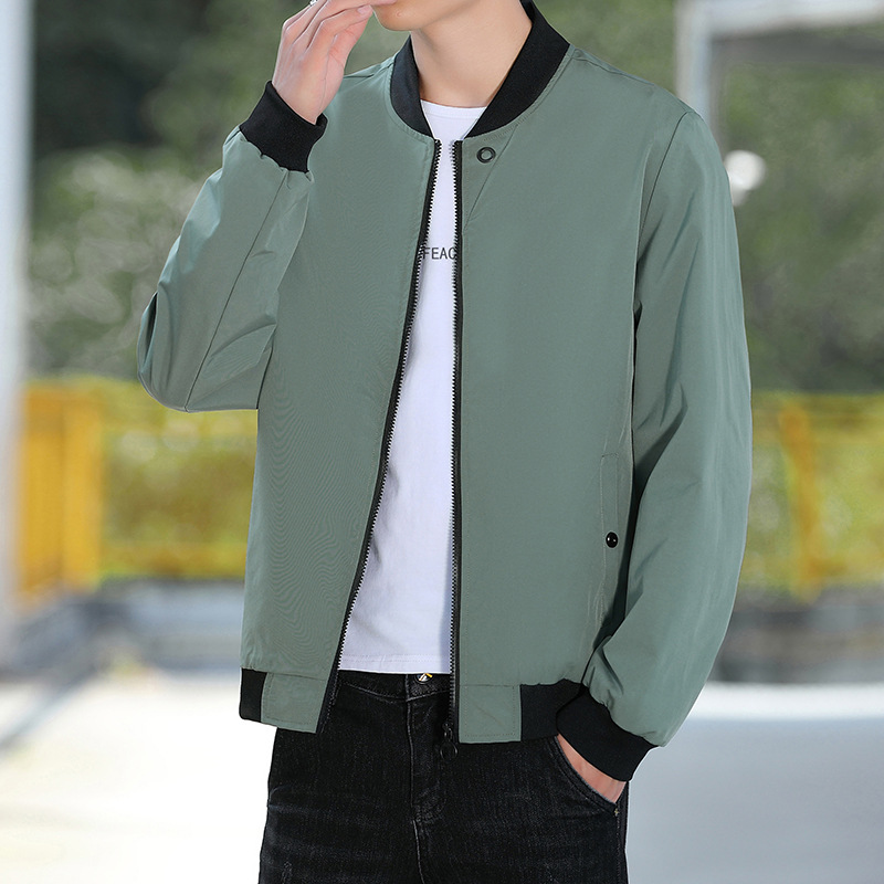 Chaqueta de béisbol transfronteriza para hombres Primavera y otoño 2023 chaqueta delgada de moda chaqueta de moda casual superior al por mayor