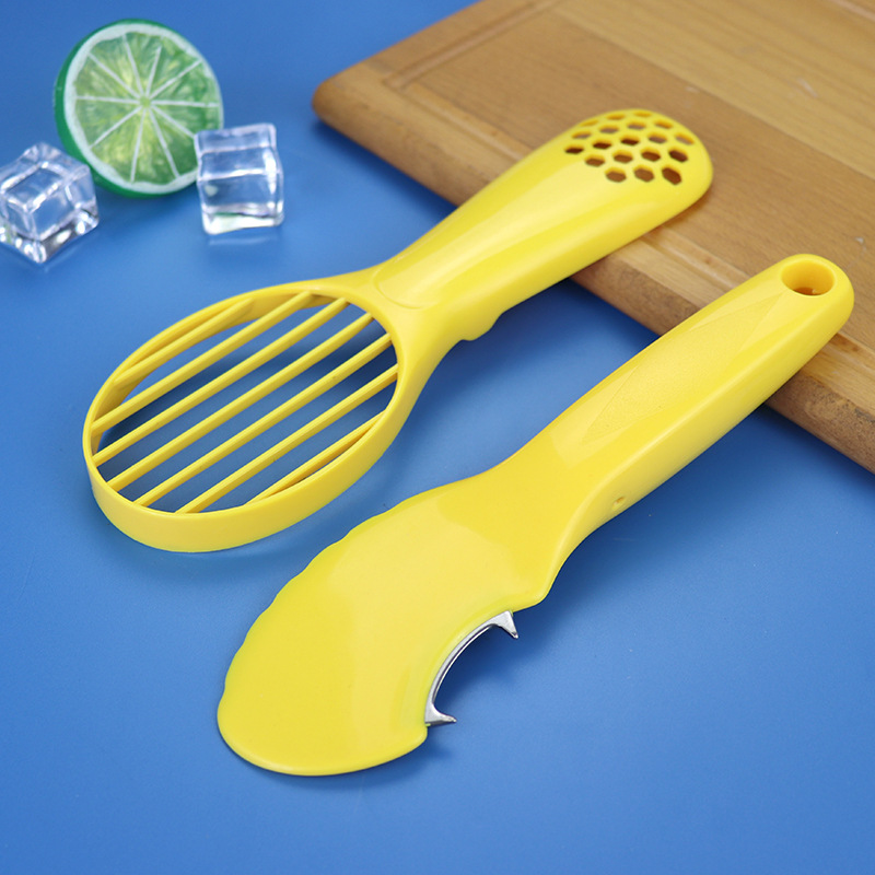 Two-in-one avocado cutter