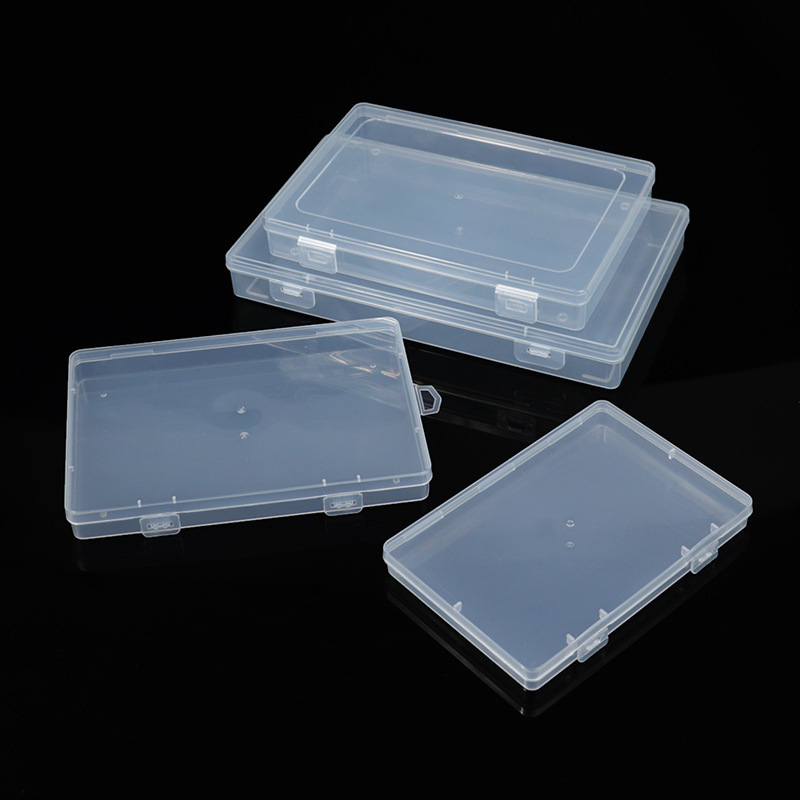 Manufacturer Wholesale Multi-Specification One-Piece Double-Button Plastic Box Desktop Document Receipt Organizer Box Puzzle Brush Storage Box Manufacturer Wholesale Multi-Specification One-Piece Double-Button Plastic Box Desktop Document Receipt Organizer Box Puzzle Brush Storage Box