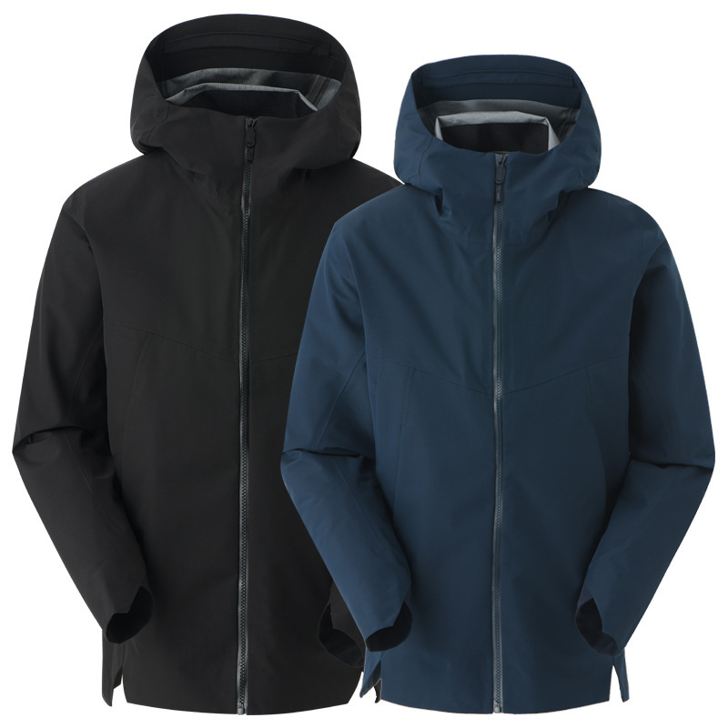 新型アウトドアスポーツ突撃服三層圧着防水防風透湿登山服徒歩キャンプ単層薄金|undefined