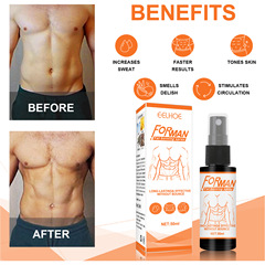 EELHOE Men's Ab Spray &mdash; Six-Pack Fitness Shaping Cream for Chest Exercises, Muscle Building, and Body Care
