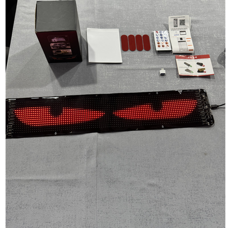 Pantalla suave LED inteligente montada en el vehículo