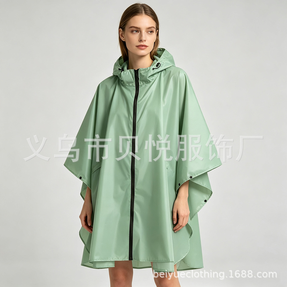 Poncho Impermeable Ligero Tipo Capa, Transpirable, para Ciclismo y Uso al Aire Libre image 37