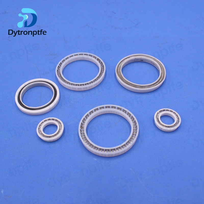 德创 聚四氟乙烯泛塞封耐高温 旋转型密封件 O型V型弹簧密封圈
