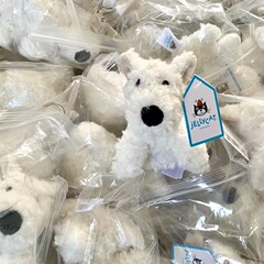 元英jellycat元西ハイランド公仔キーホルダーストラップかわいいハイランド子犬バッグぬいぐるみストラップin
