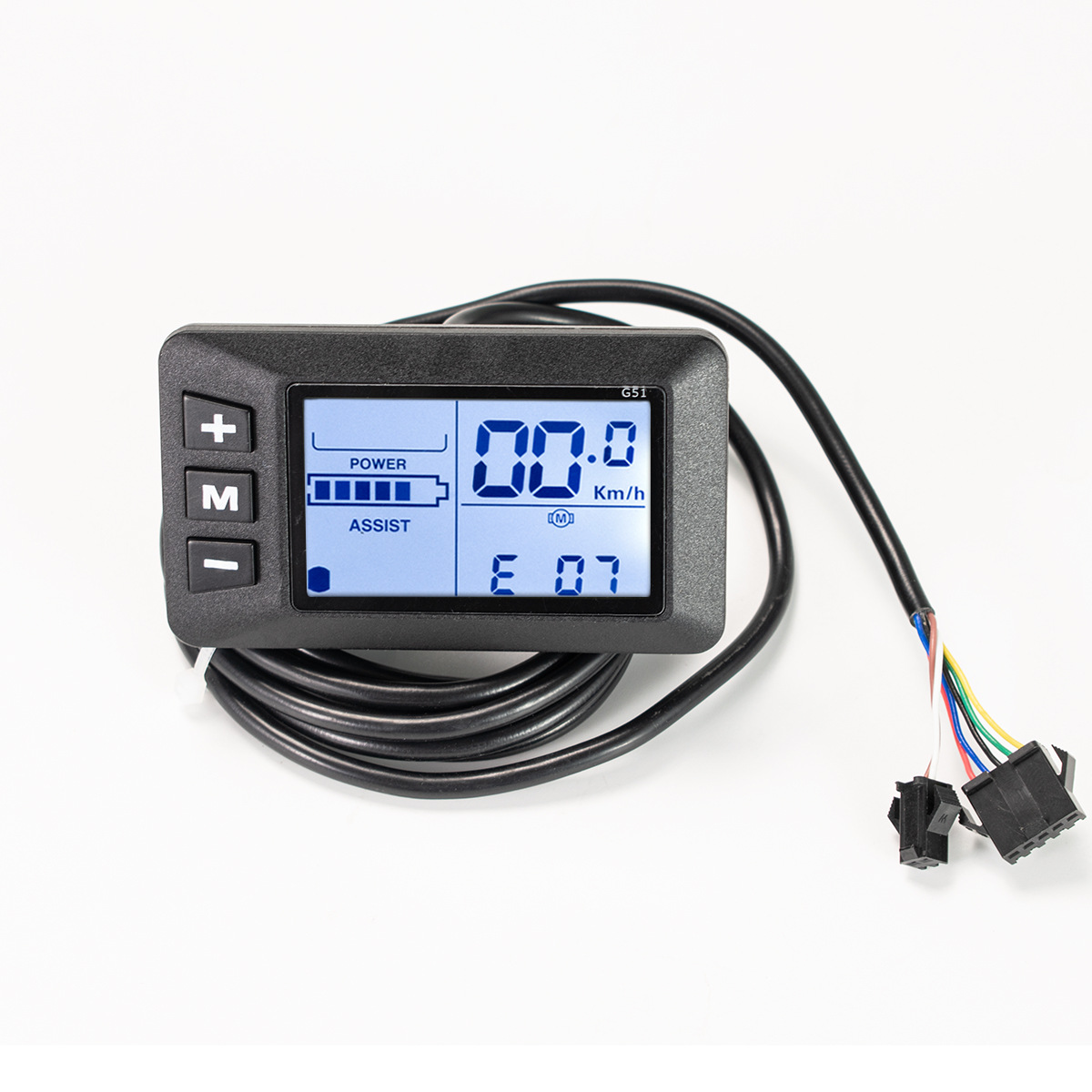 Bicycle mountain bike lithium battery power conversion accessories G51 LCD 24V36V48V ordinary connector