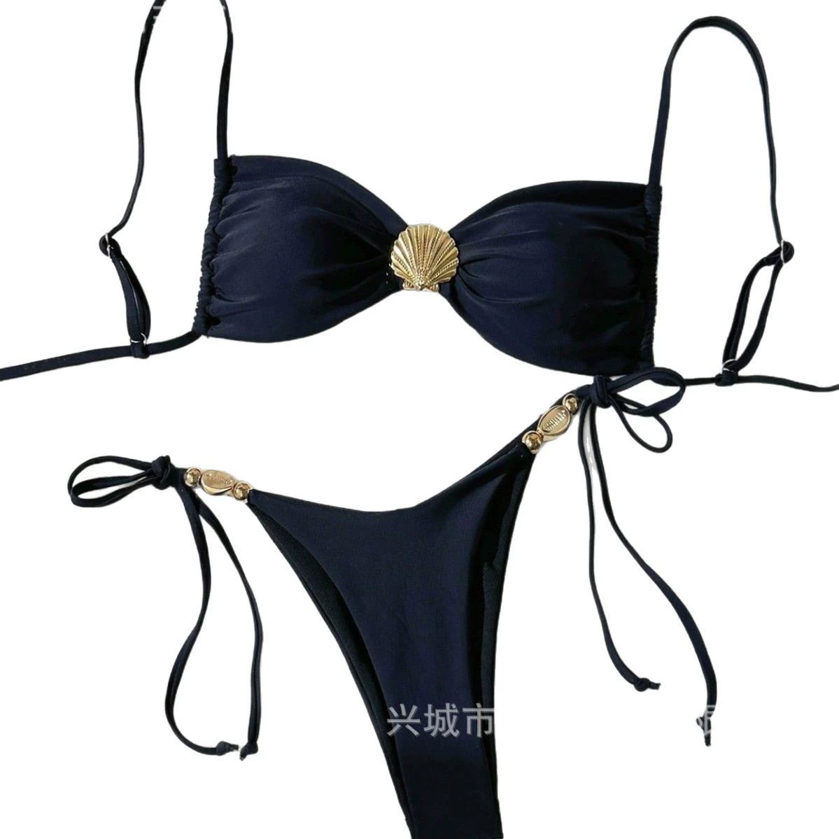 Sexy swimwear, European style, drawstring, Amazon