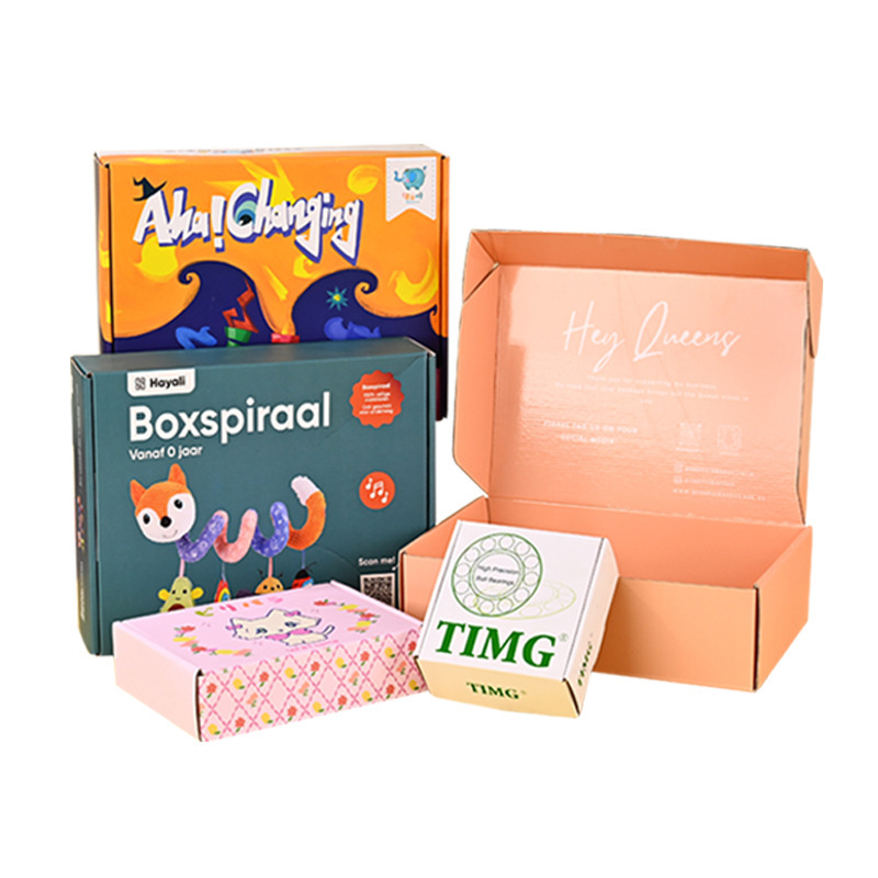 彩盒化妆品面膜盒白卡彩印礼品包装盒小批量牛皮瓦楞纸飞机盒印刷