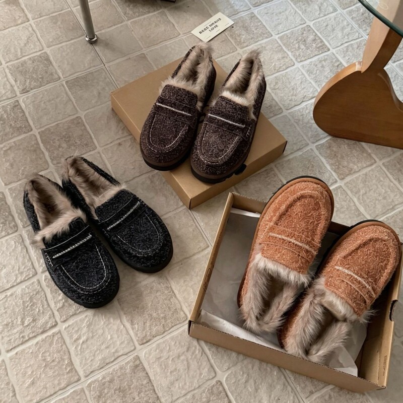 Henan Sangpo snow boots, new winter collection, snowflake loafers, easy-to-wear, warm, versatile, fashionable, and designed for export