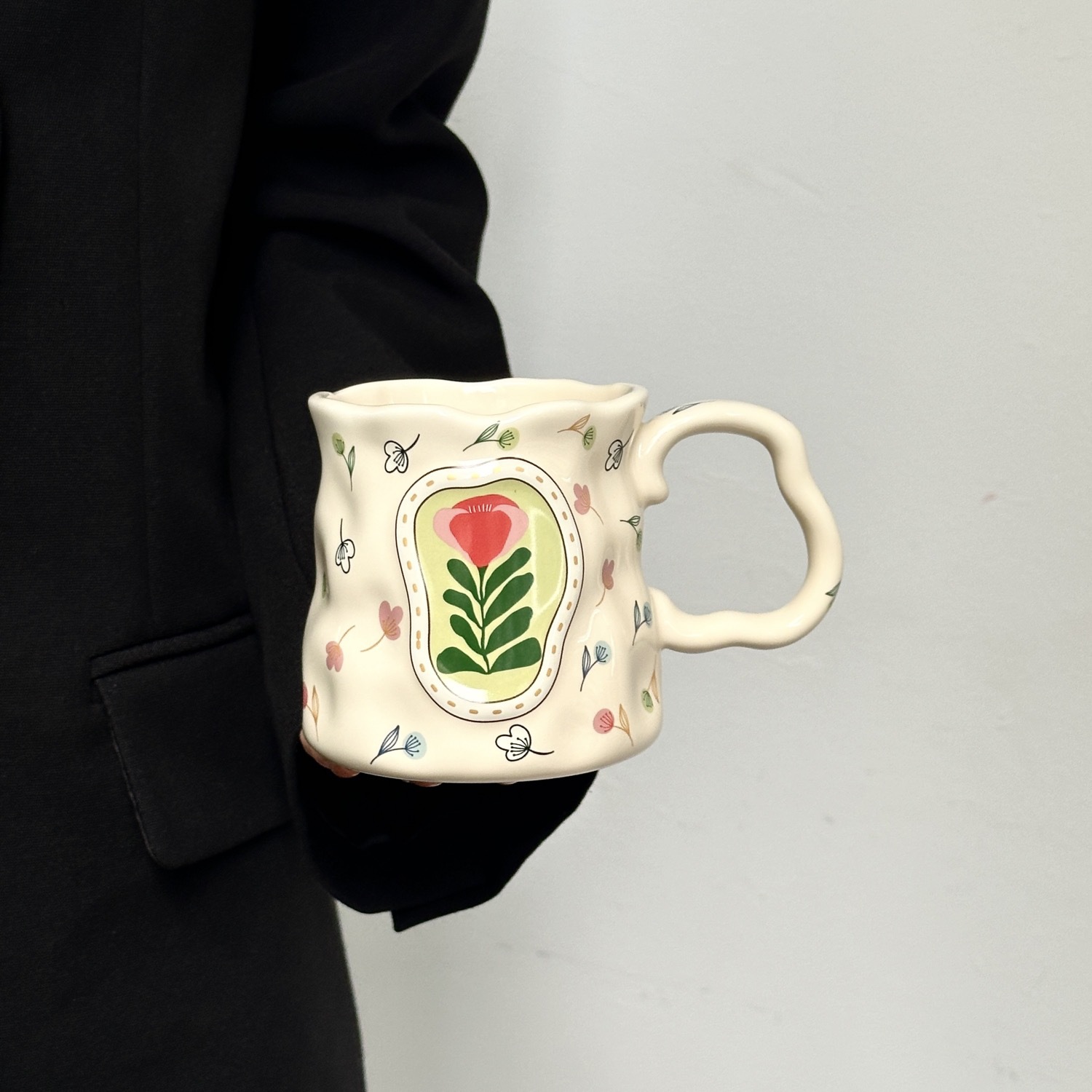 Regalo de cumpleaños de una amiga, taza de agua, nicho de diseño, taza de regalo de mano, caja de regalo retro. image 7