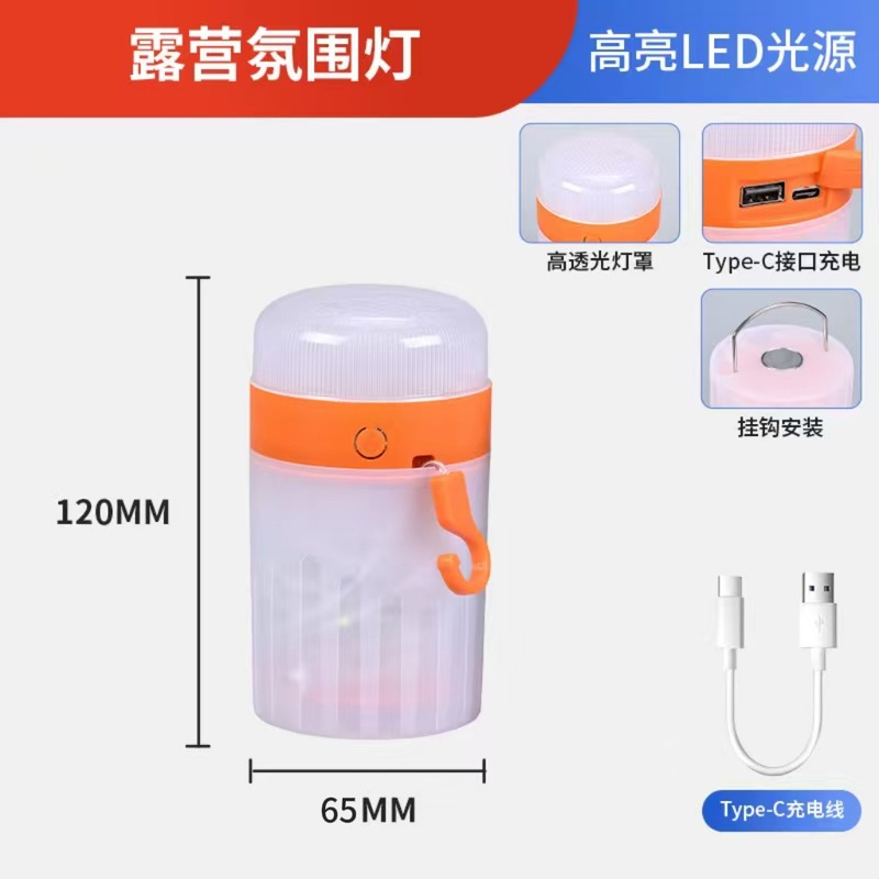跨境新款led霓虹灯带充电宝户外氛围灯摆摊超长续航装饰灯圣诞灯|undefined