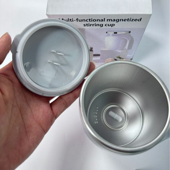 Household Lazy Mixing Cup Exquisite Health Stainless Steel Wireless Portable Internet Celebrous Automatic Magnetic Mixing Cup
