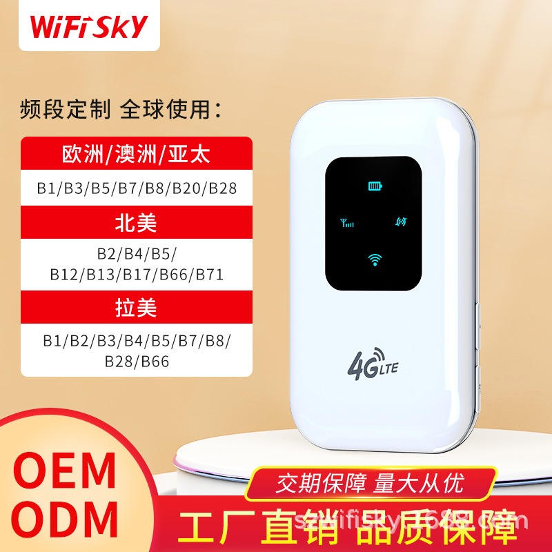 WIFISKY 4G三网通移动无线网络车载无线wifi4G随身wifi上网宝mifi