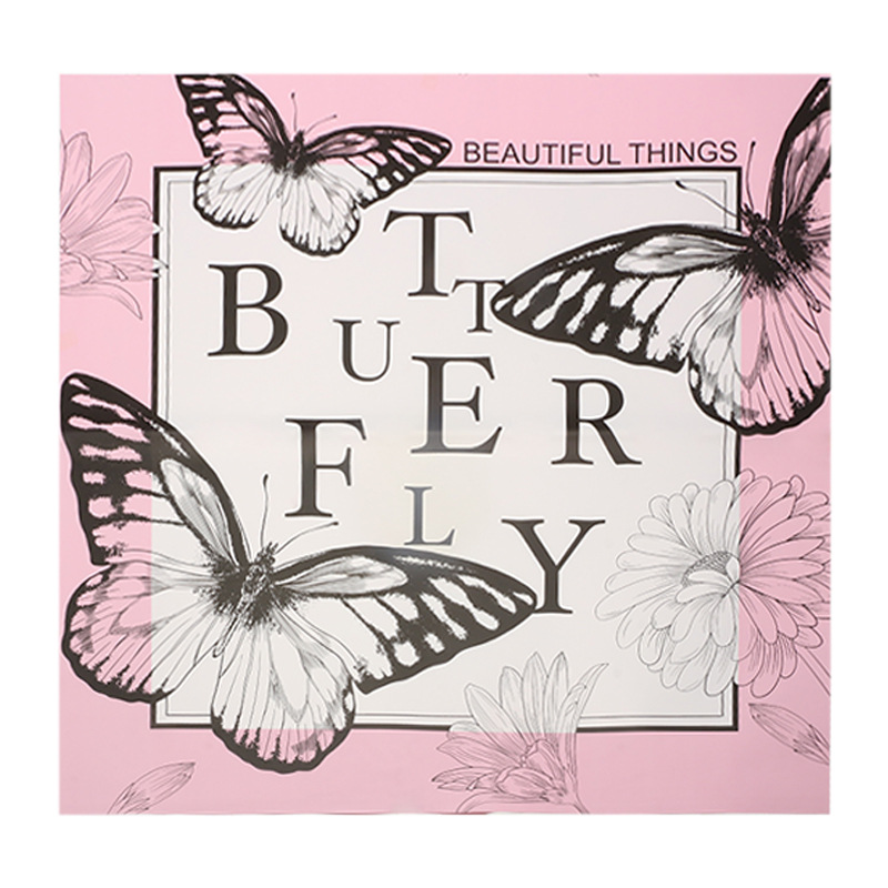 Huaxi Dream Butterfly Paper embalaje de flores comercio exterior transfronterizo al por mayor florista bouquet Ouyaday papel de regalo de flores