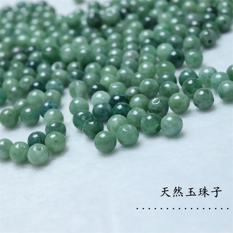 特価豆青玉散珠a品5mm玉玉DIYブレスレット部品半製品卸売りグリーン玉玉玉|undefined