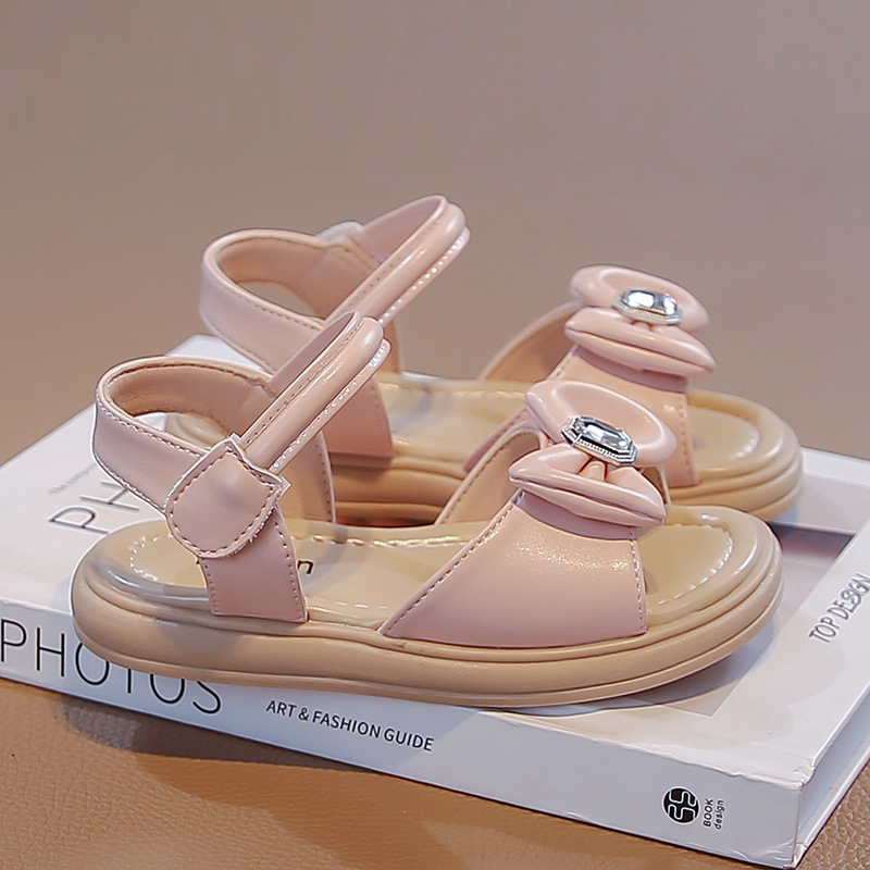Sandallas de arco para niñas 2026 verano nuevo tipo de zapatos de playa suaves para niños zapatos de princesa universal image 8