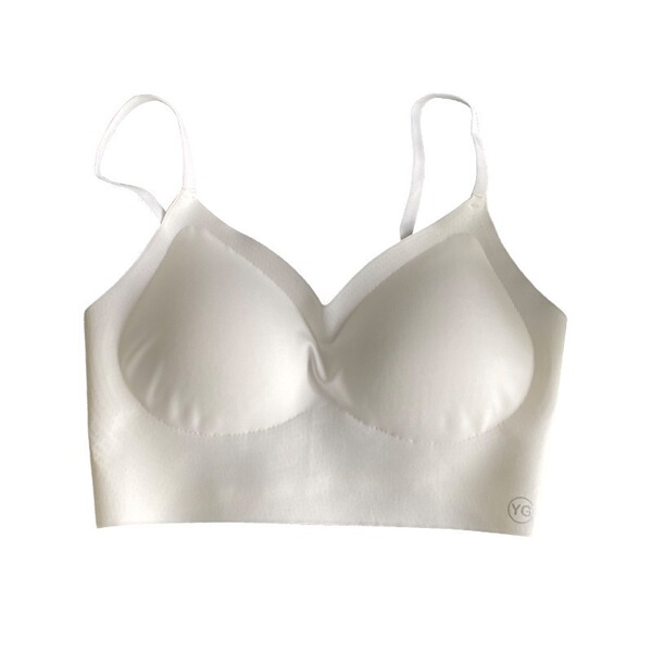White wireless bra