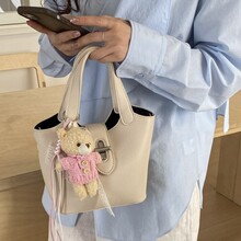 南风Chio2nd 海盐蓝水桶包女士2026新款包包菜篮子手提包单肩斜挎