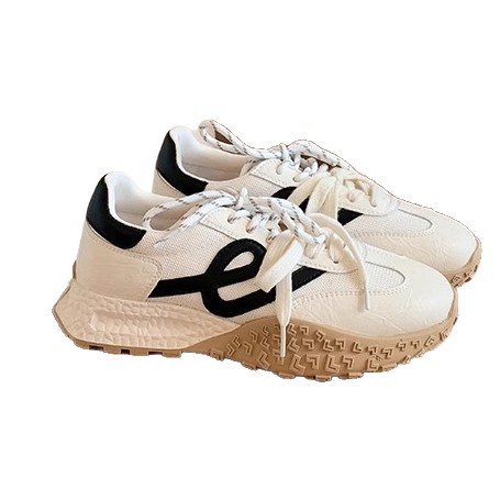 Los nuevos zapatos de altura interior de 6cm de Grape Mom combinan con cordones de color de contraste de todo fósforo, zapatos deportivos de entrenamiento alemán de ocio, zapatillas de deporte para mujer