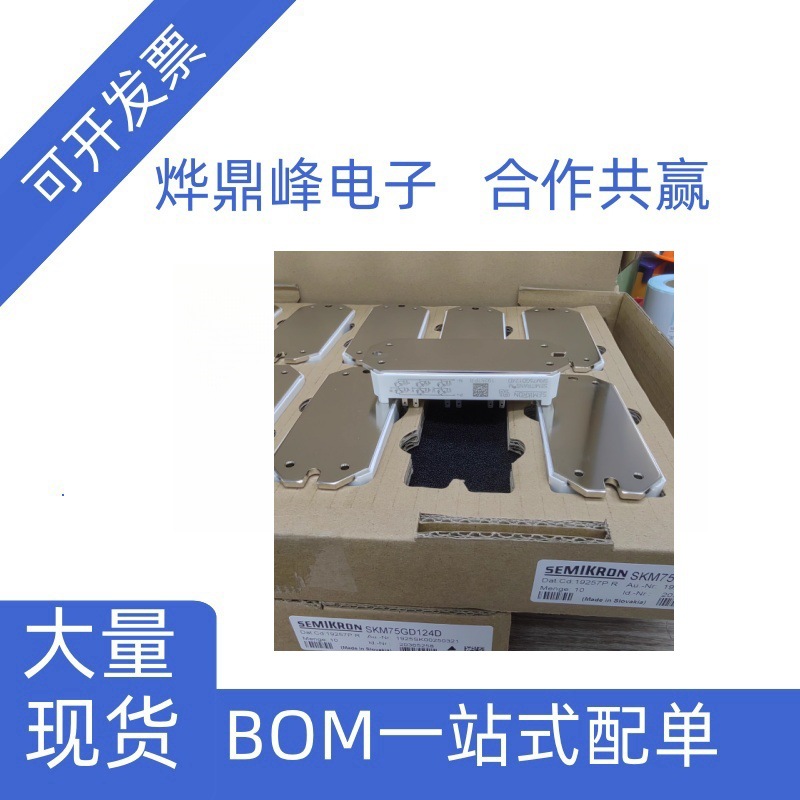 实拍 全新现货 IGBT模块 SKM75GD124D