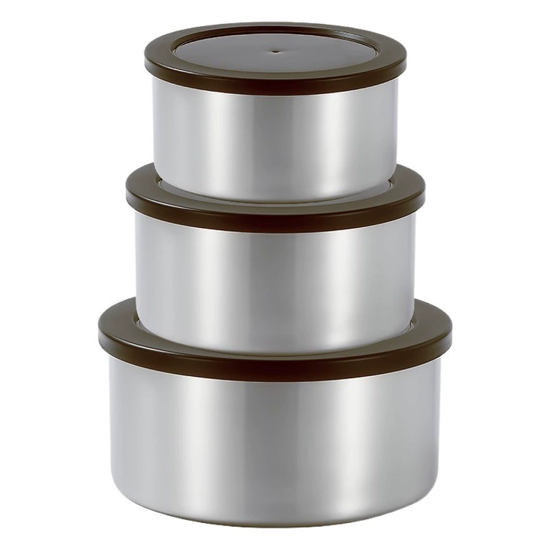 Трансграничная Специально для холодильника Fresh Box 304 Пищевая герметичная коробка из нержавеющей стали Простая коробка для хранения продуктов Микроволновая печь