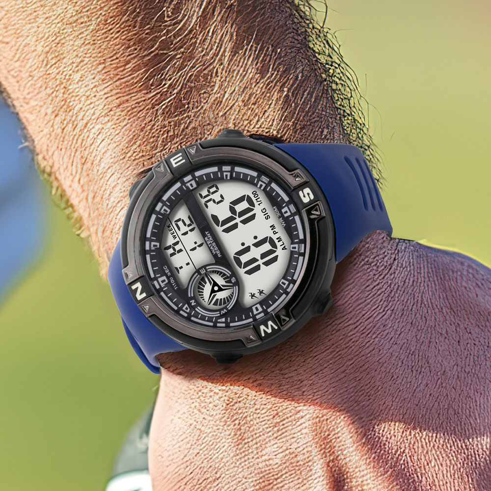 Nuevos productos Juveniles deportes al aire libre alarma cronógrafo reloj electrónico moda estudiante reloj electrónico luminoso fábrica al por mayor