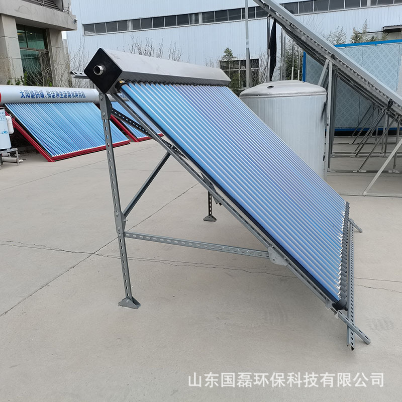 太阳能采暖厂家供货高寒地区防炸管防漏水金属超导管承压集热联箱